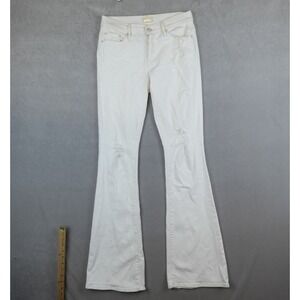 Mother Jeans The Cruiser Flared Tea And Biscuits Size 27x34 Stretch Distressed